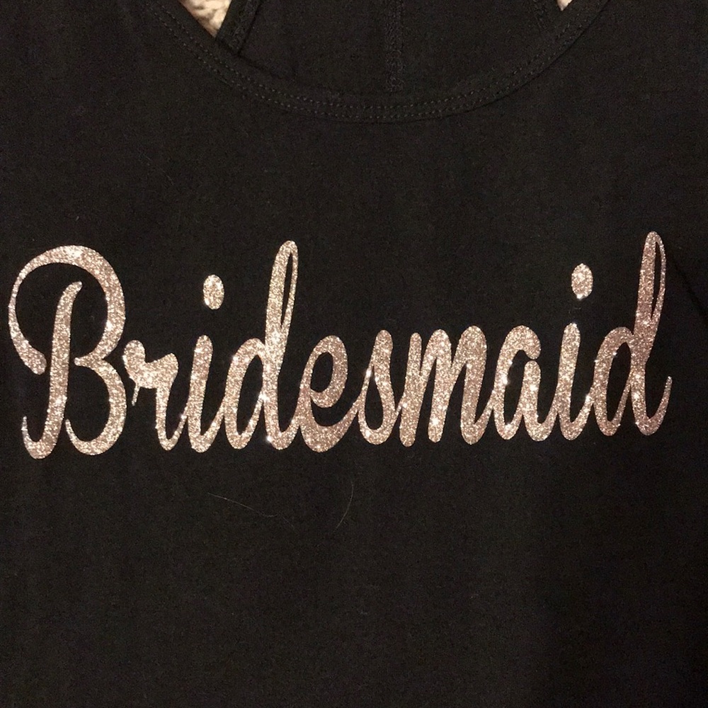 “Bridesmaid” Target Razor Back Tank - Picture 2 of 2